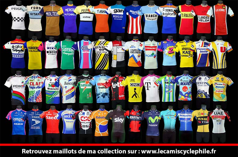 Les maillots mythiques du cyclisme